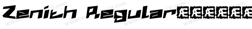 Zenith Regular字体转换